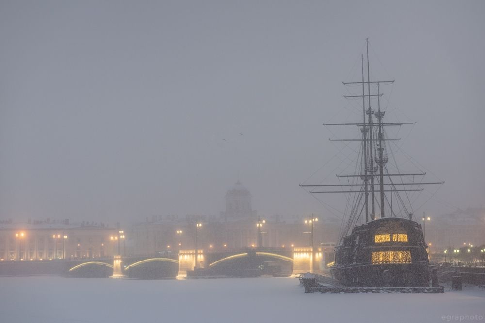 Снежный Петербург