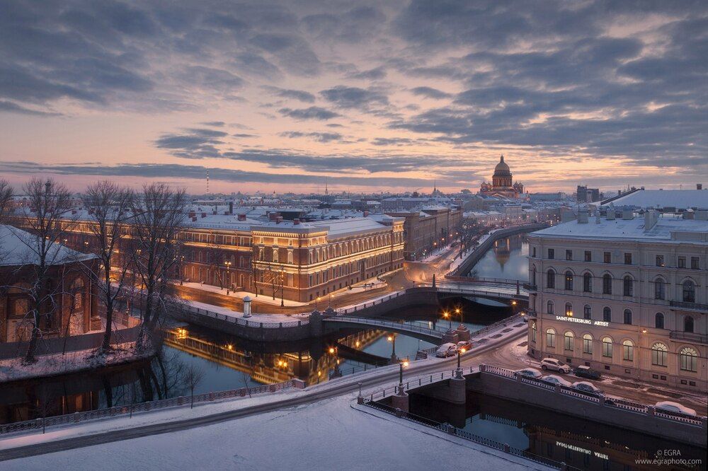 Снежный Петербург
