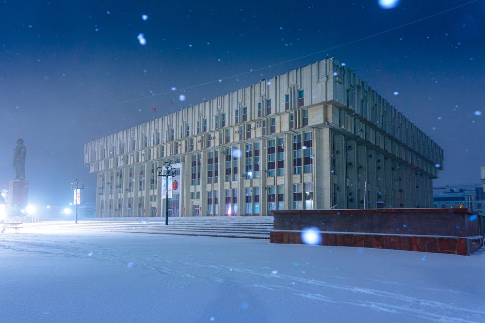 Тула новогодняя.