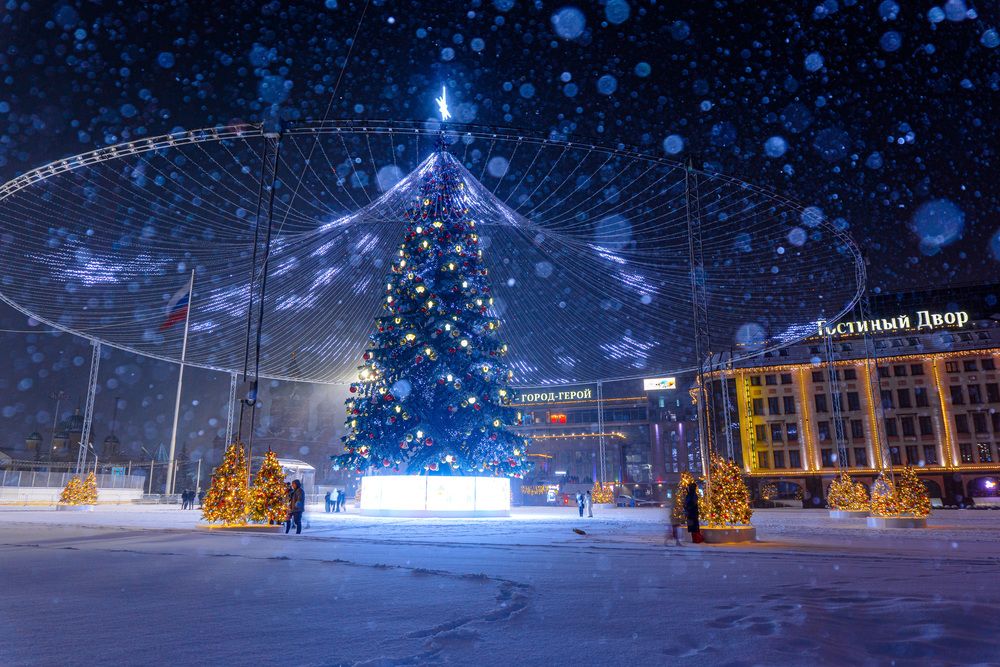 Тула новогодняя.
