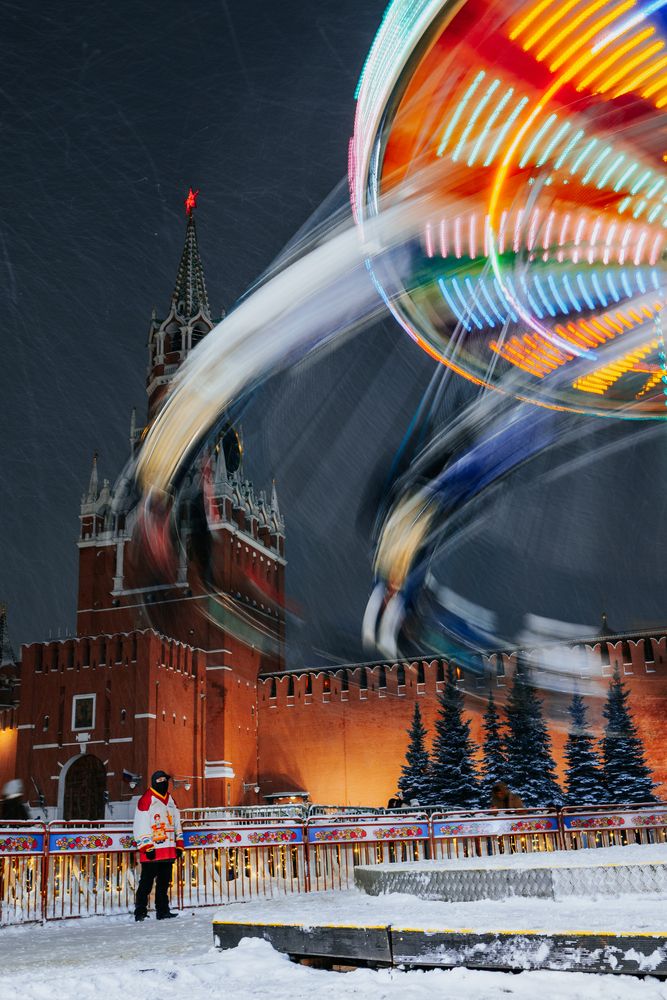 Новогодняя круговерть на Красной площади
