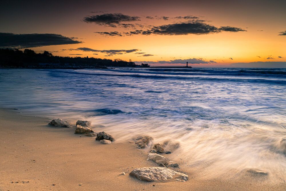 Early morning on the beach