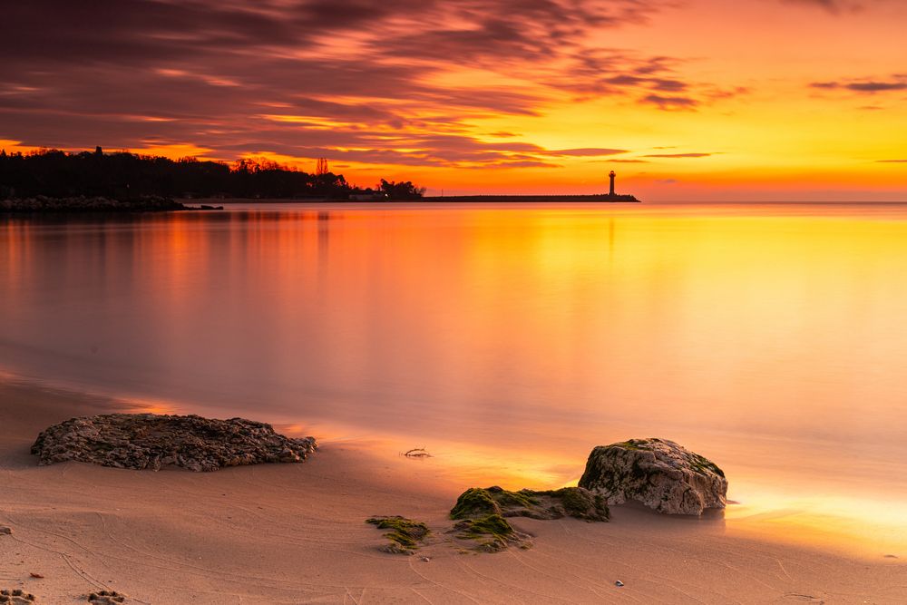 Early morning on the beach