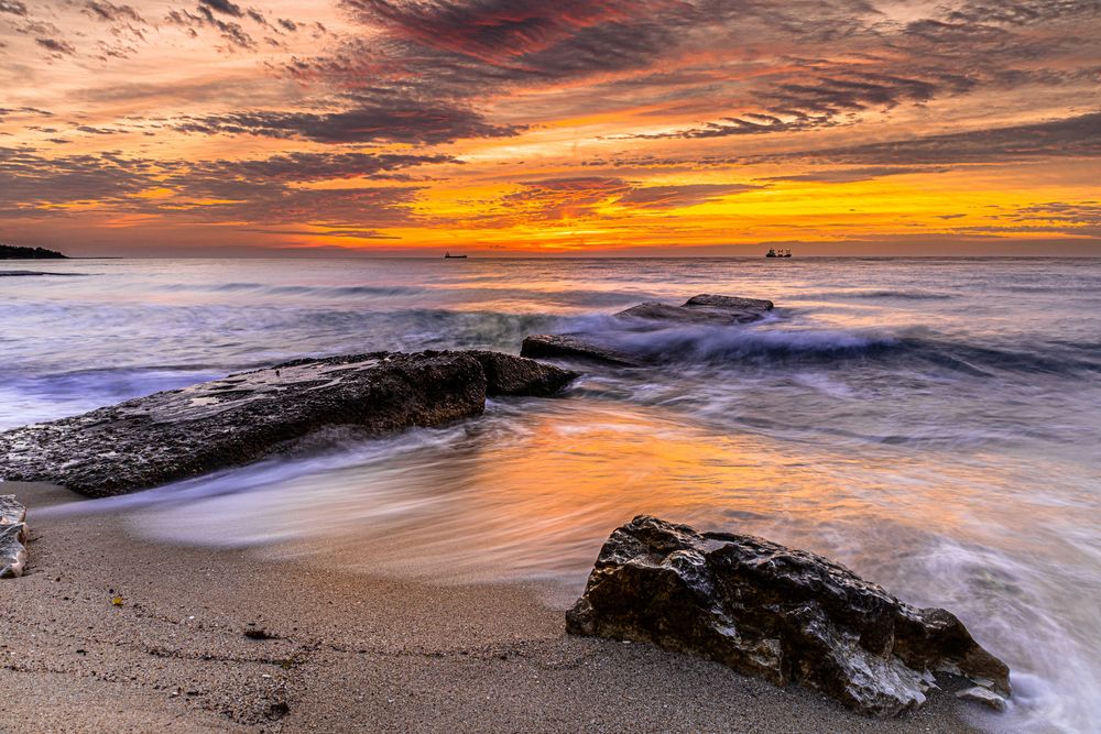 Early morning on the beach