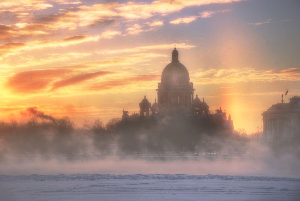 мороз на Неве...