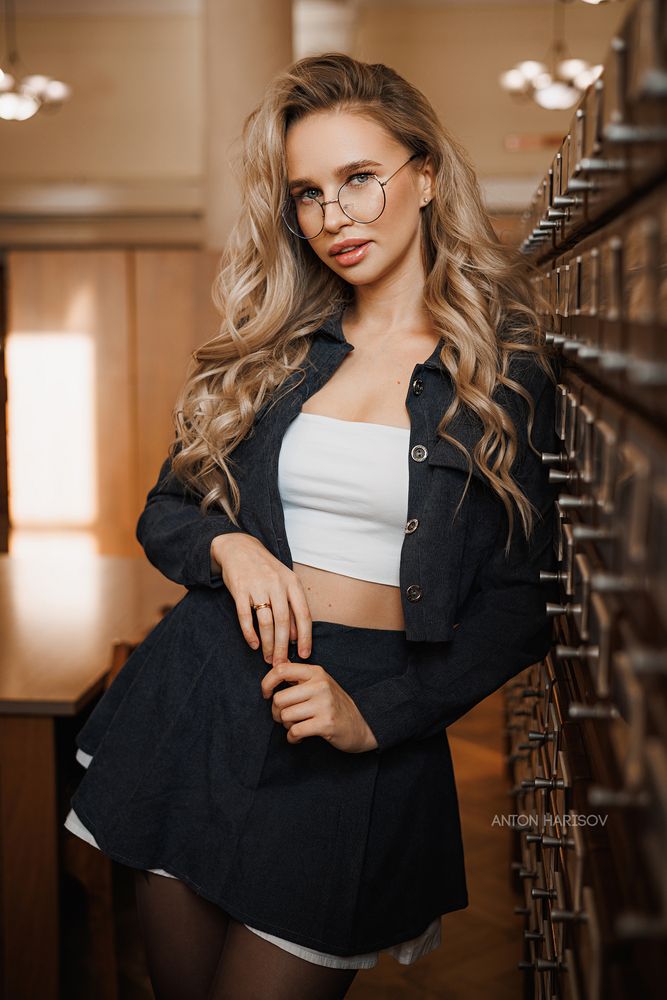 В библиотеке