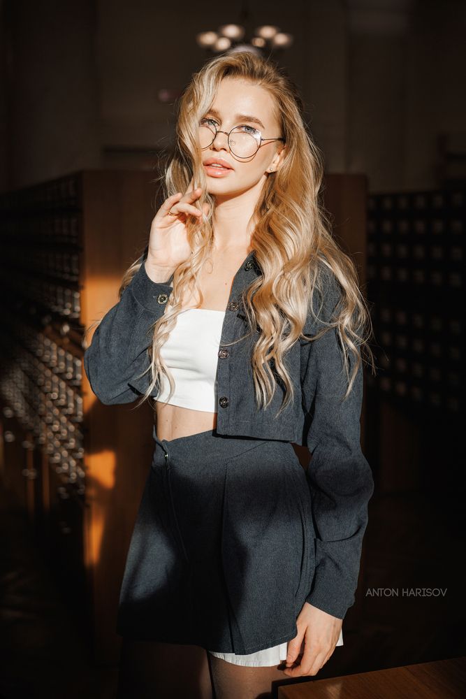 В библиотеке