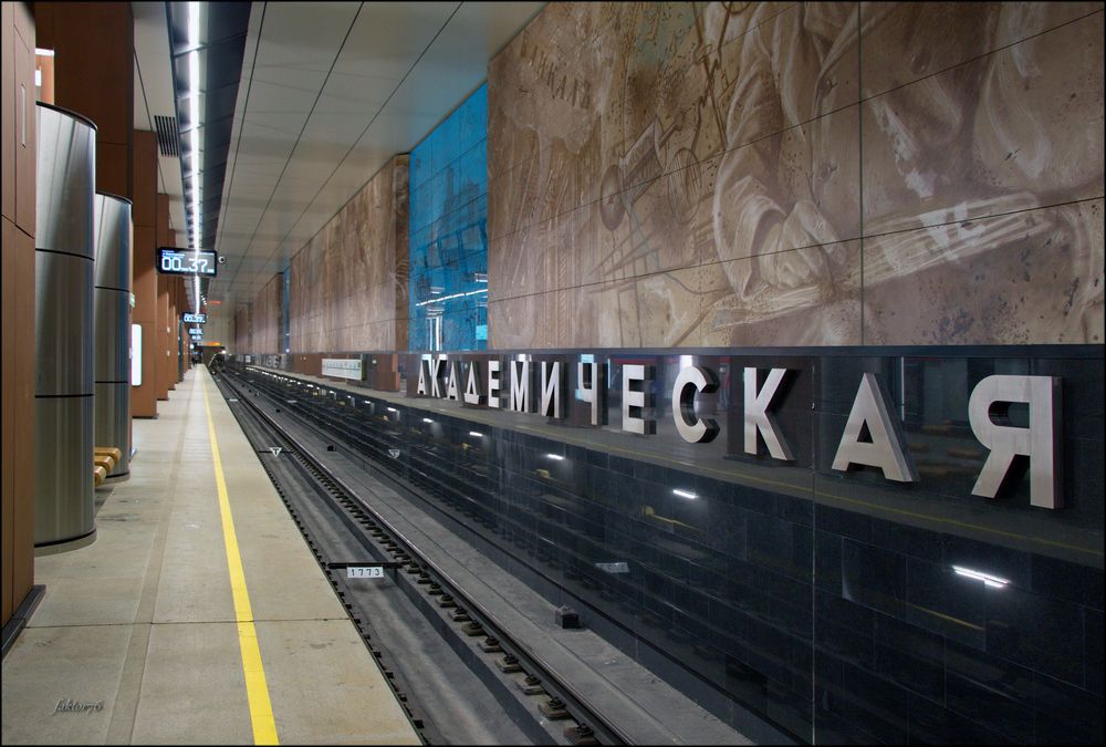 станция метро Академическая. Москва