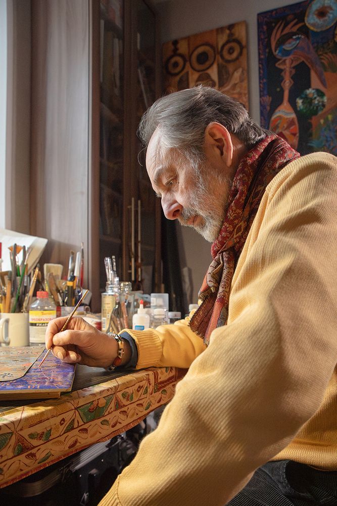Александр Ростоцкий. В гостях у художника. 