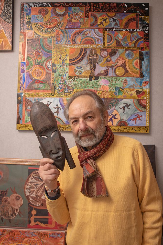 Александр Ростоцкий. В гостях у художника. 