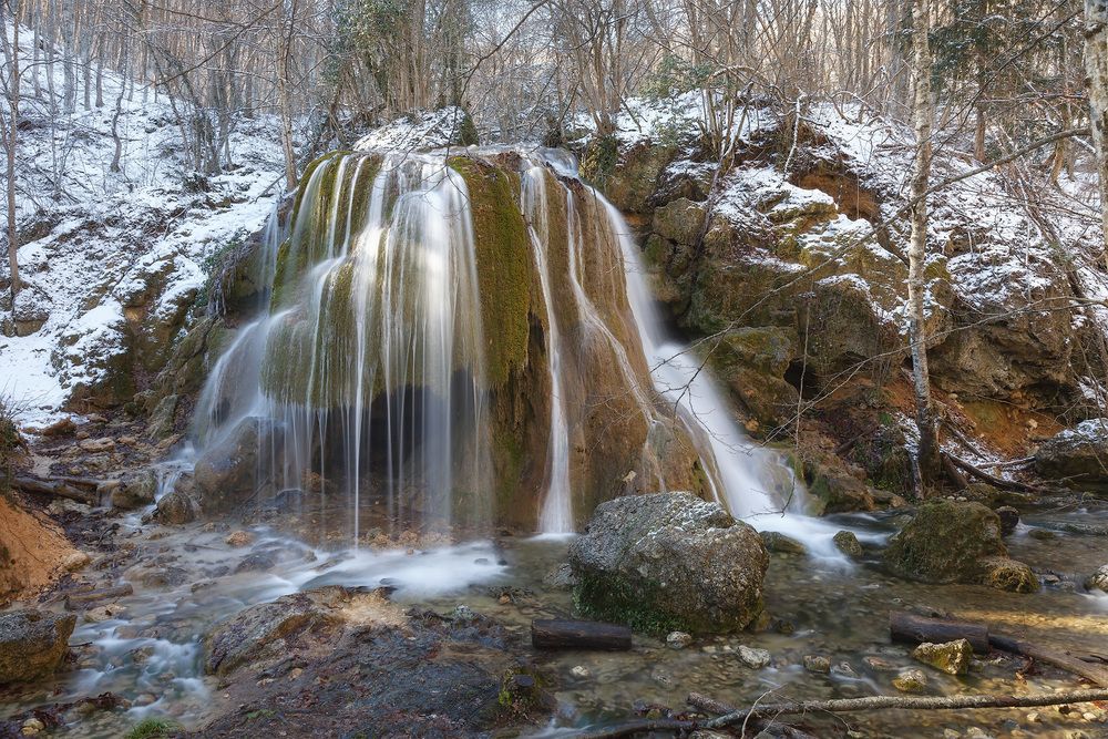 Водопад Серебряные струи. От зимы на память.
