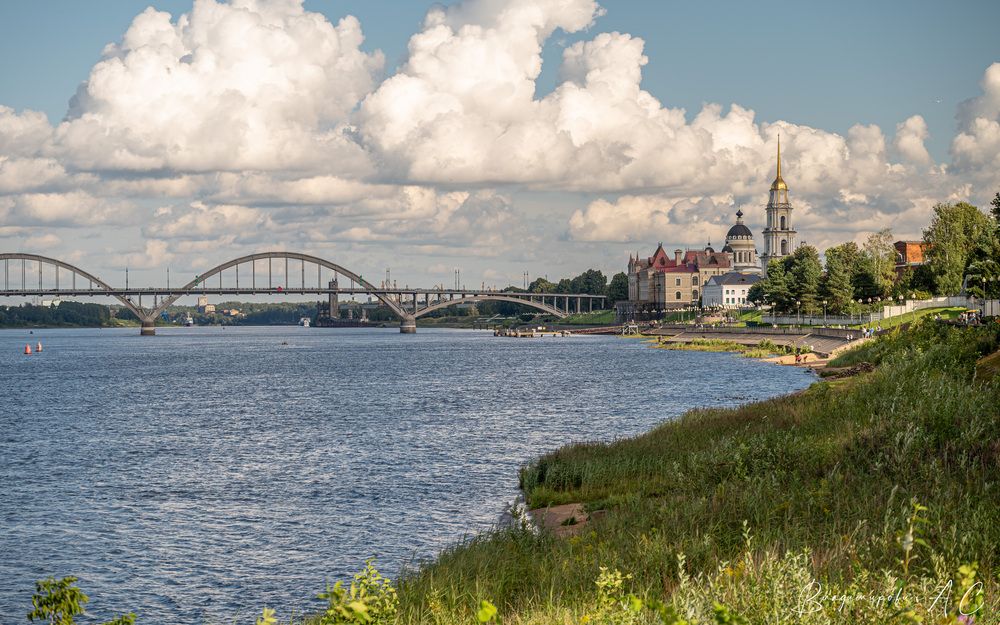 Набережная Рыбинска.