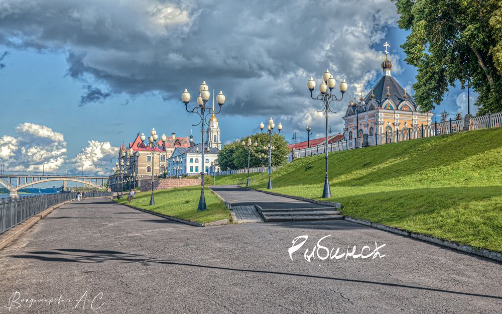 Набережная Рыбинска.