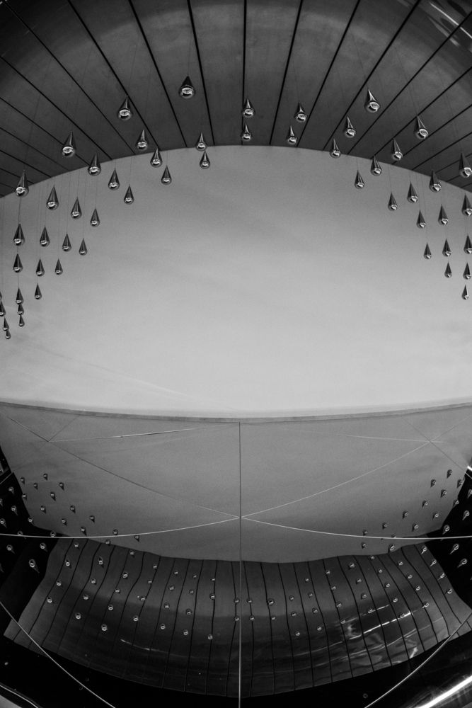 Interiors of the future through a wide-angle lens.