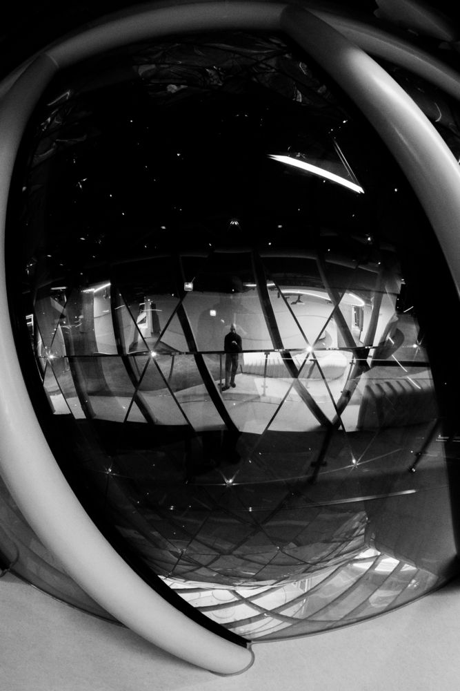 Interiors of the future through a wide-angle lens.
