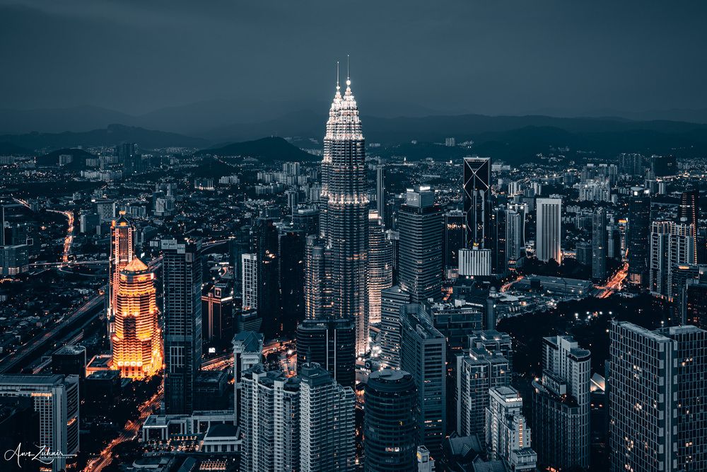 Kuala Lumpur in Gotham Style