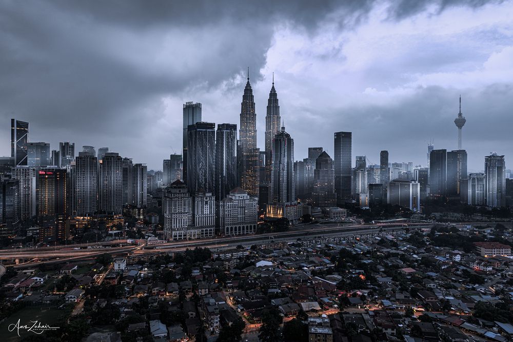 Kuala Lumpur in Gotham Style