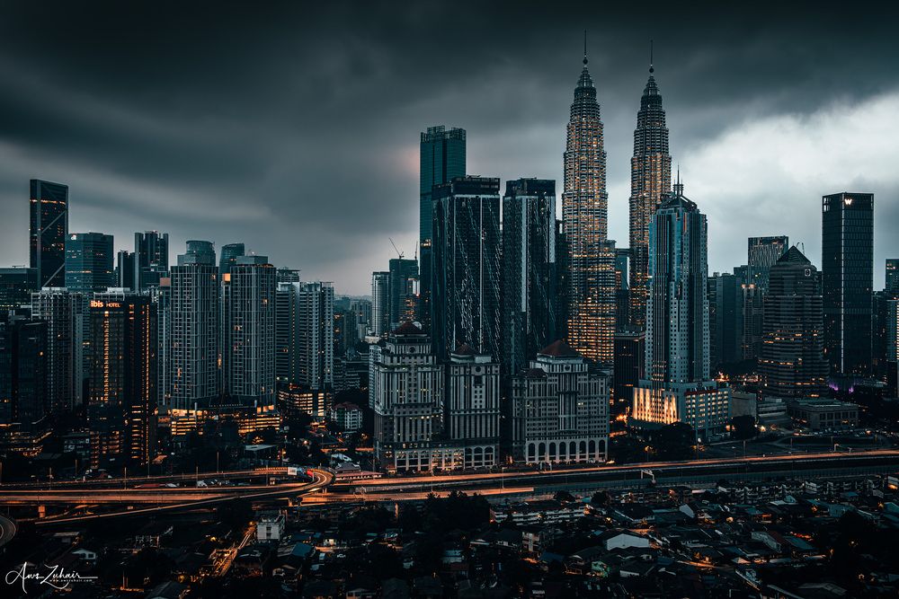 Kuala Lumpur in Gotham Style
