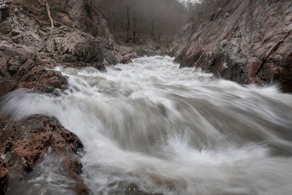 Река Белая, Гранитный каньон, Республика Адыгея