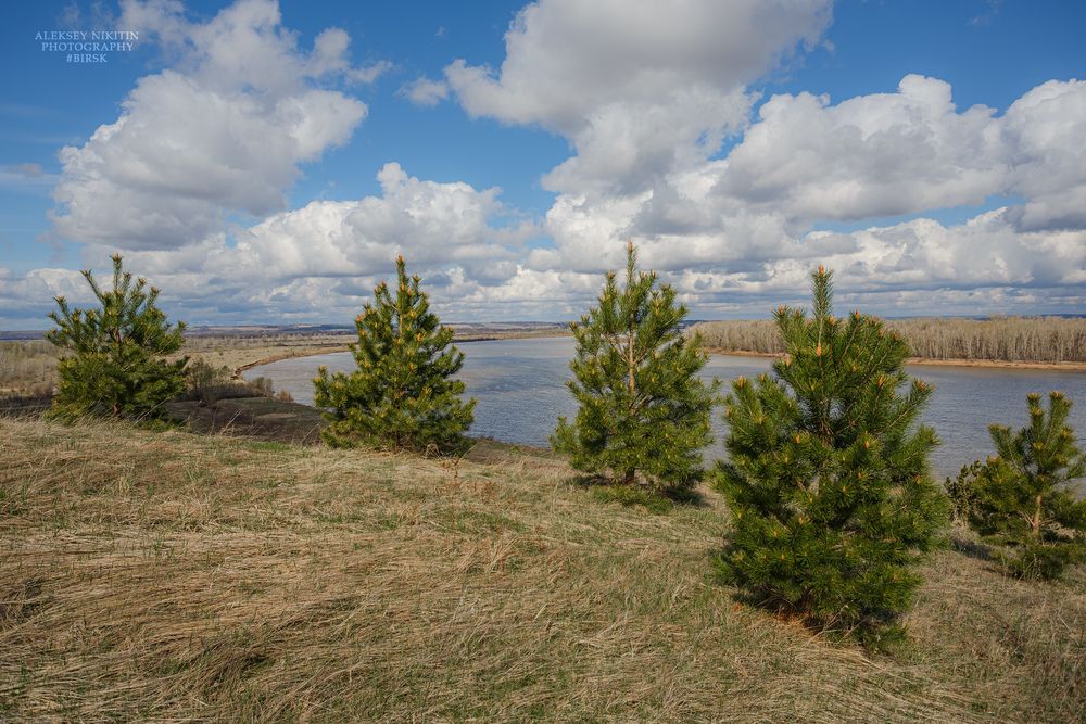 В конце апреля, река Белая, Бирский р-н, Башкирия.