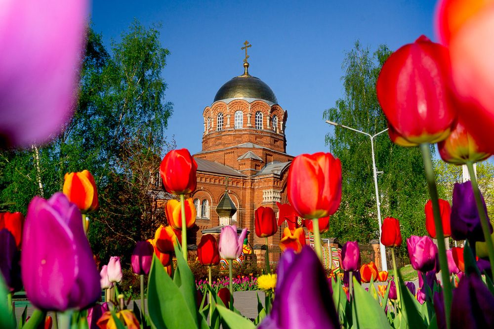 Церковь Сергия Радонежского у Московской заставы. Тула.