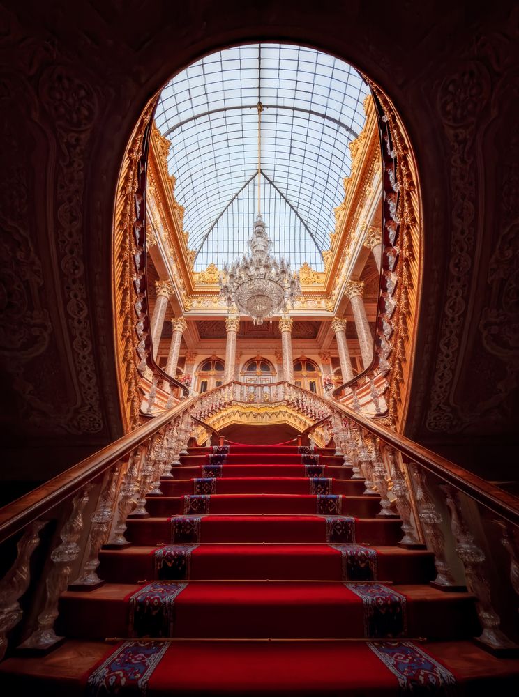 Хрустальная лестница. Дворец Долмабахче | Dolmabahce Palace