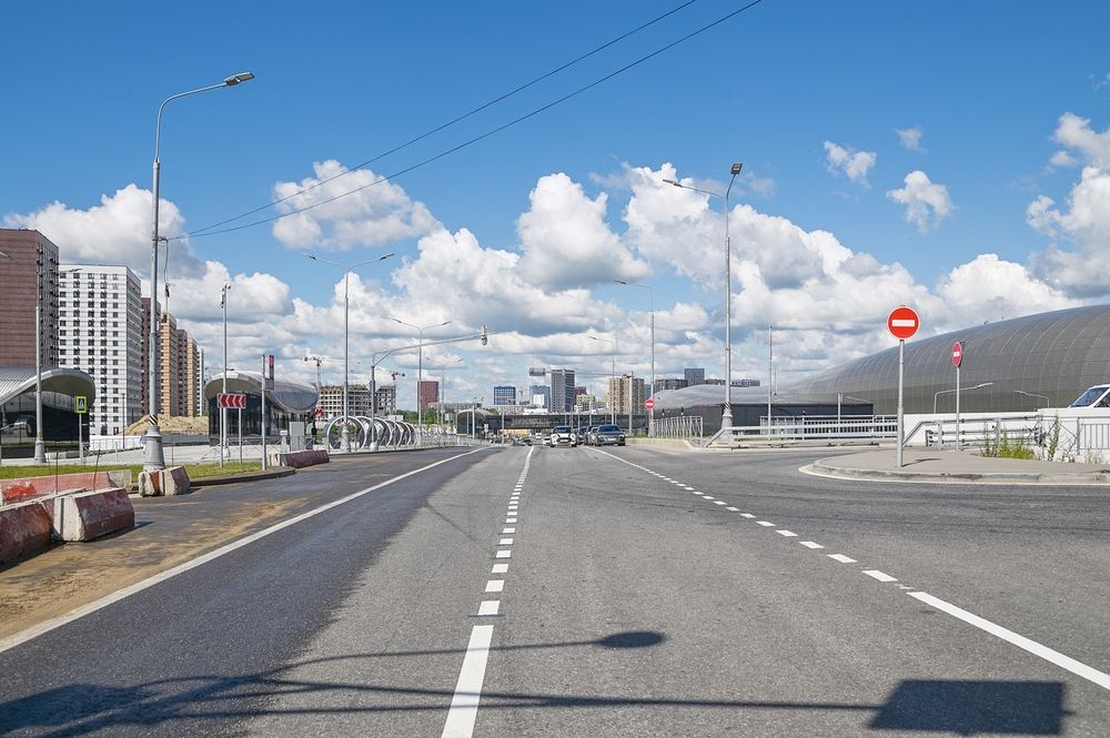 Новая Москва, облака, дороги