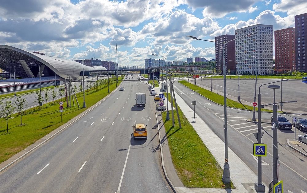 Новая Москва, облака, дороги