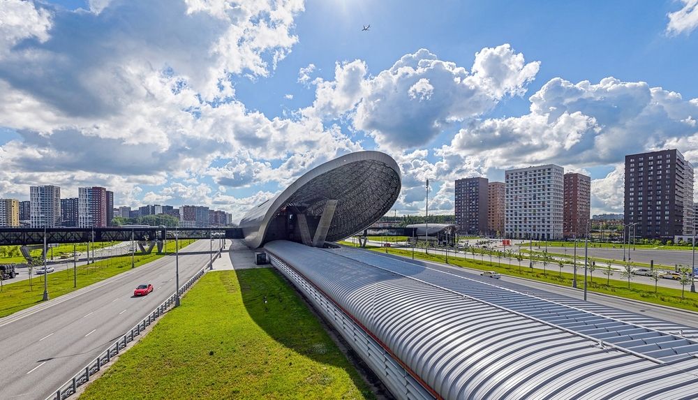Новая Москва, облака, дороги