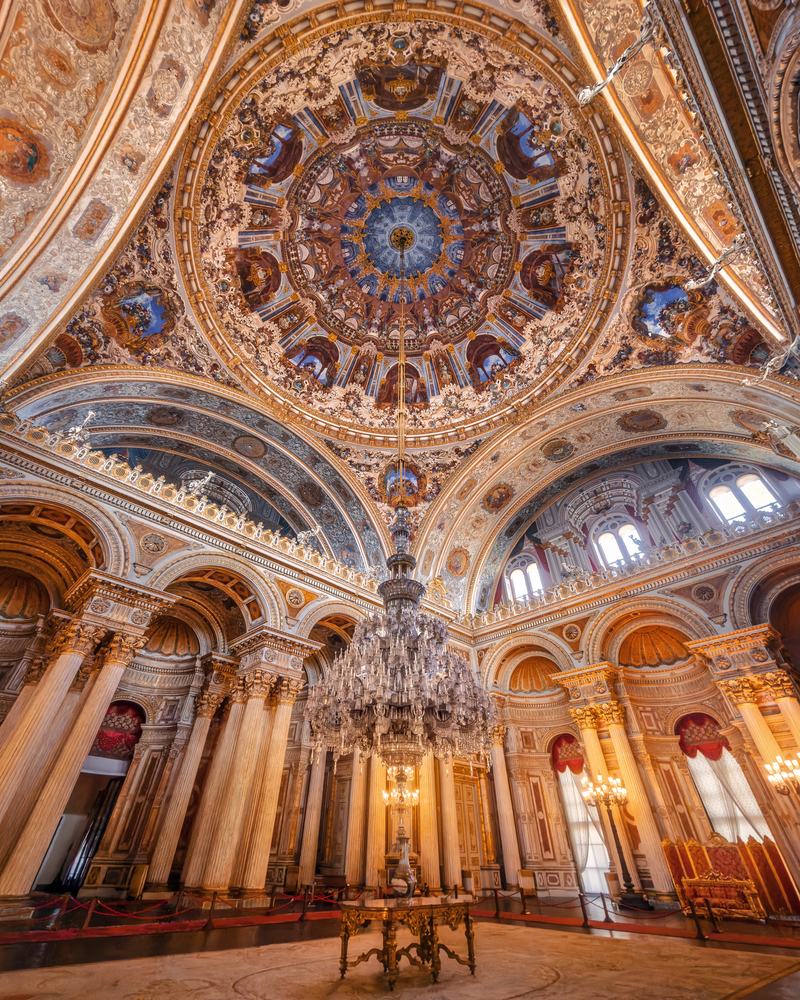 Церемониальный зал дворца Долмабахче | Dolmabahce Palace Ceremonial Hall (Muayede Salonu)