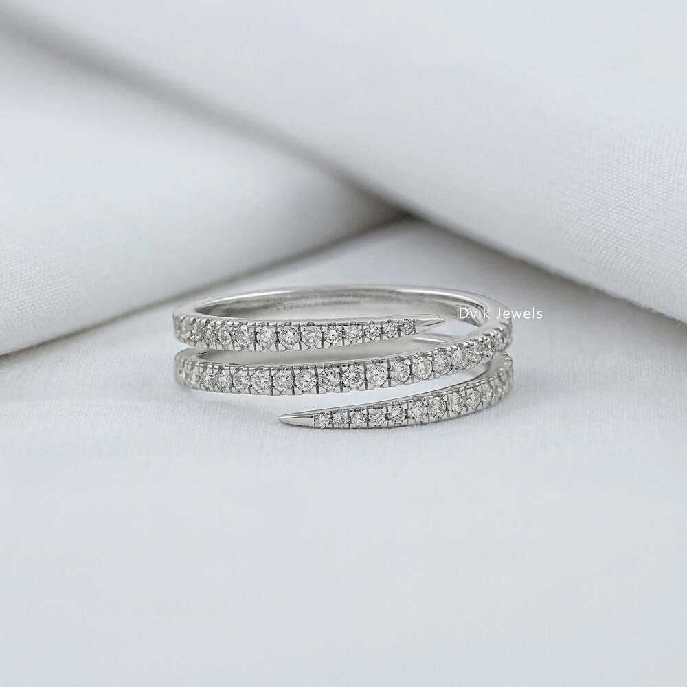 Lab Grown Diamond Open Wedding Bands