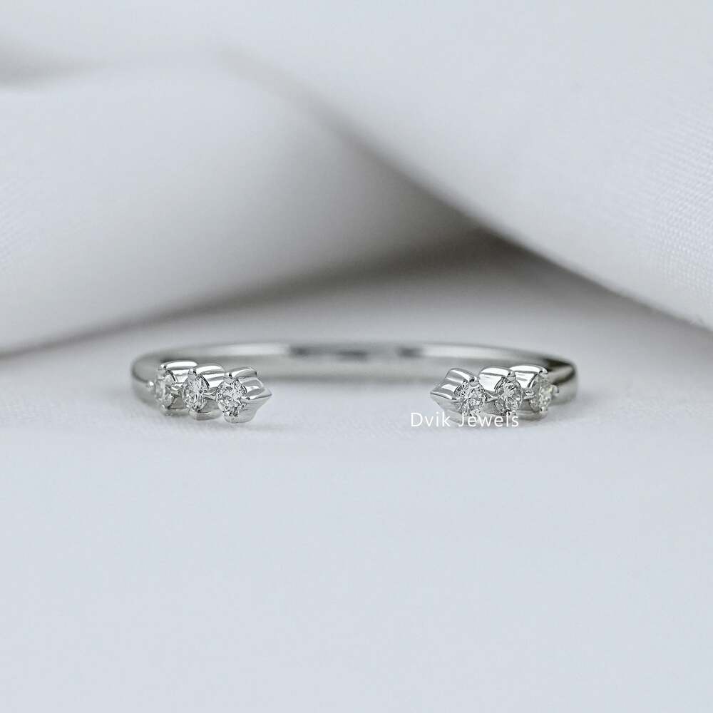 Lab Grown Diamond Open Wedding Bands