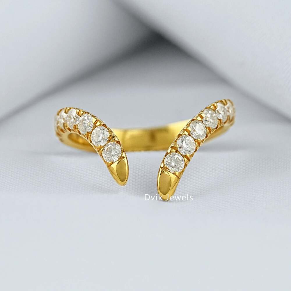 Lab Grown Diamond Open Wedding Bands