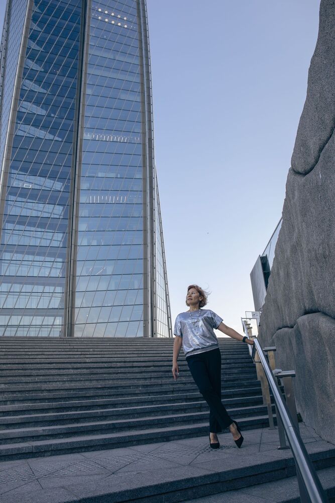 Валентина. Лахта Центр.
