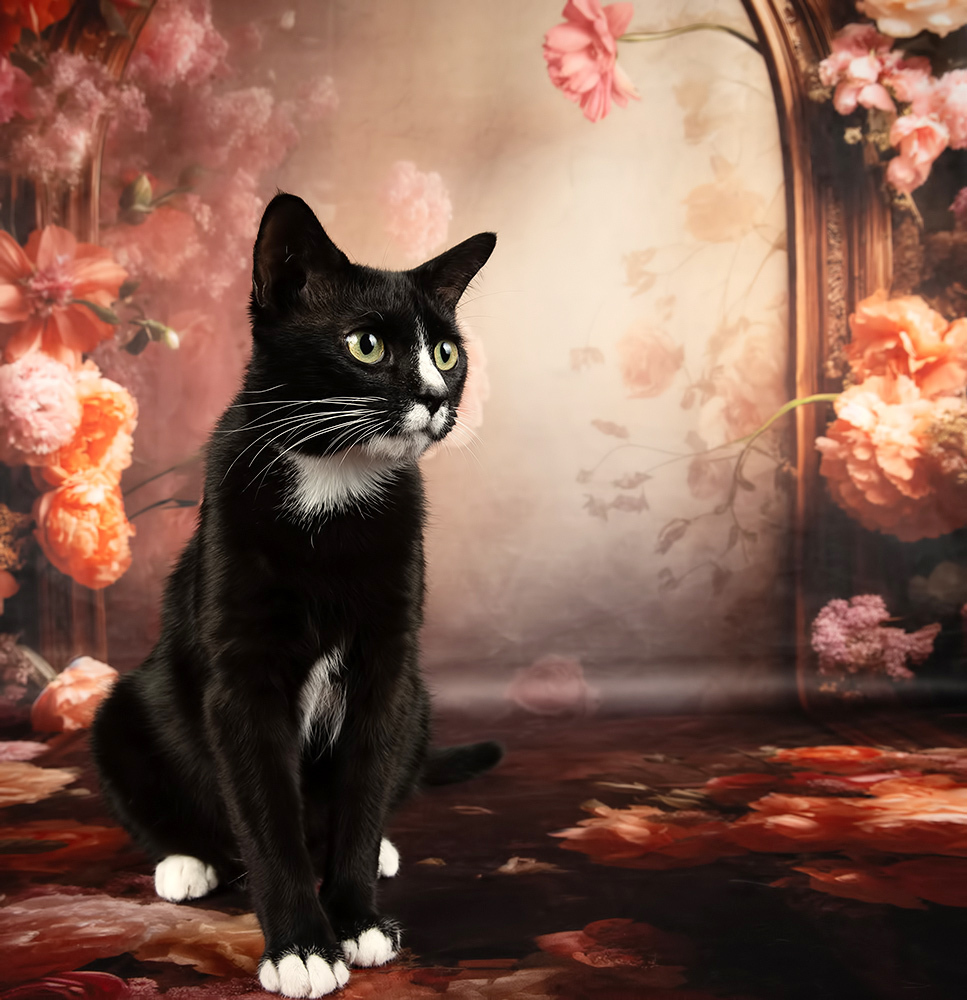 Black Kitten, Timka - Чёрный кот в Красоте