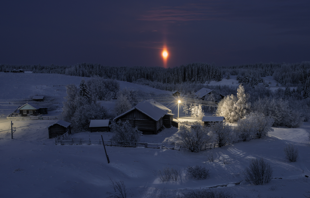 Восход красной Луны