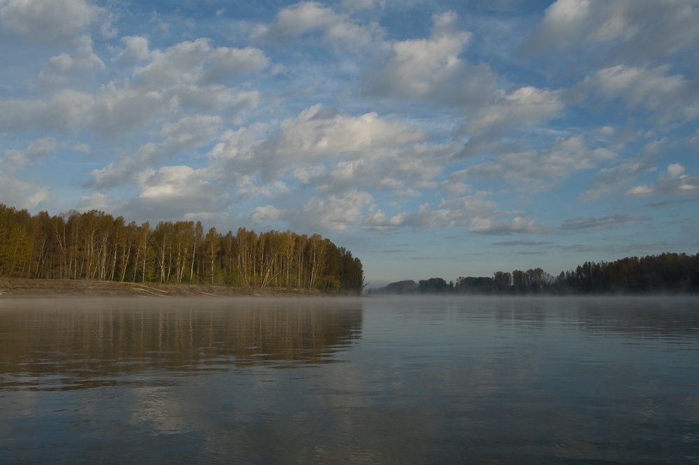 Осеннее утро на любимой реке