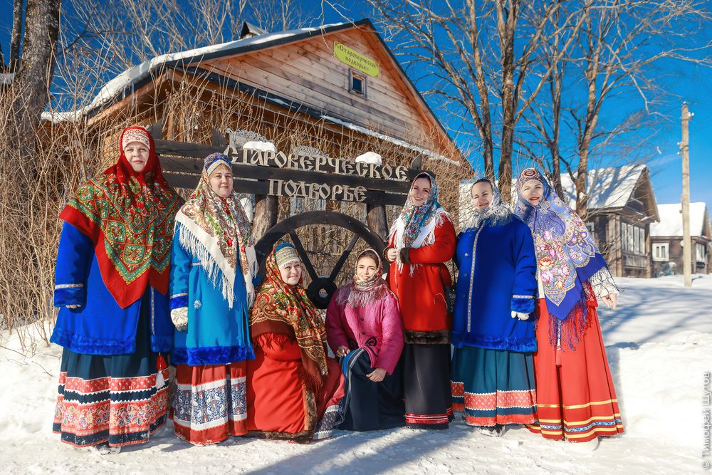 Масленица у староверов в деревне Лякова