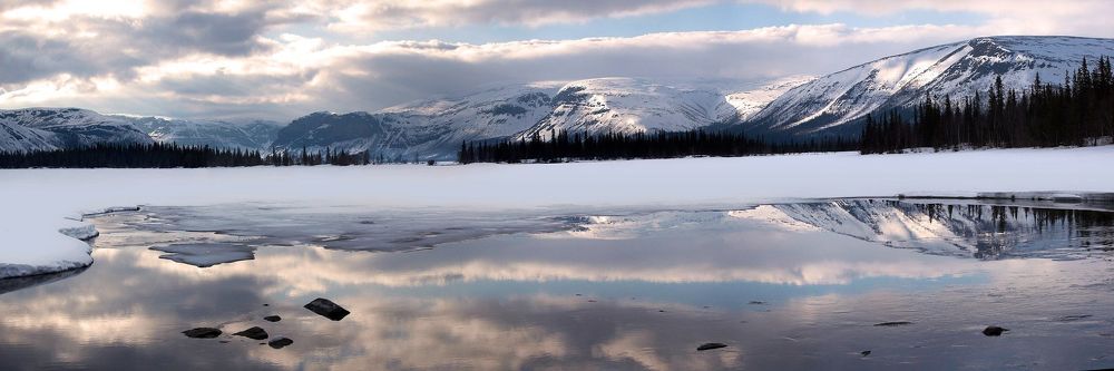 Панорама Ловозерских тундр с Сейдозера