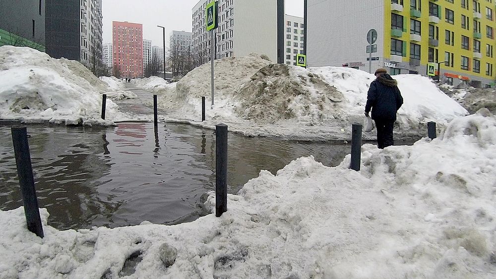 Москва \"плывёт\"