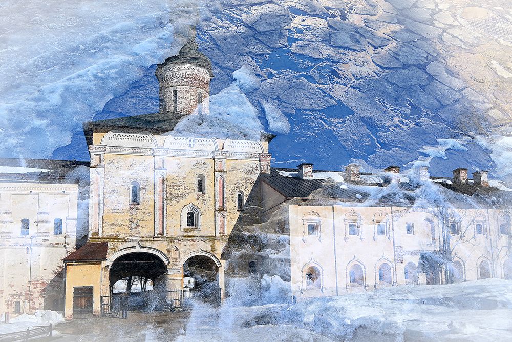 Весна в монастыре