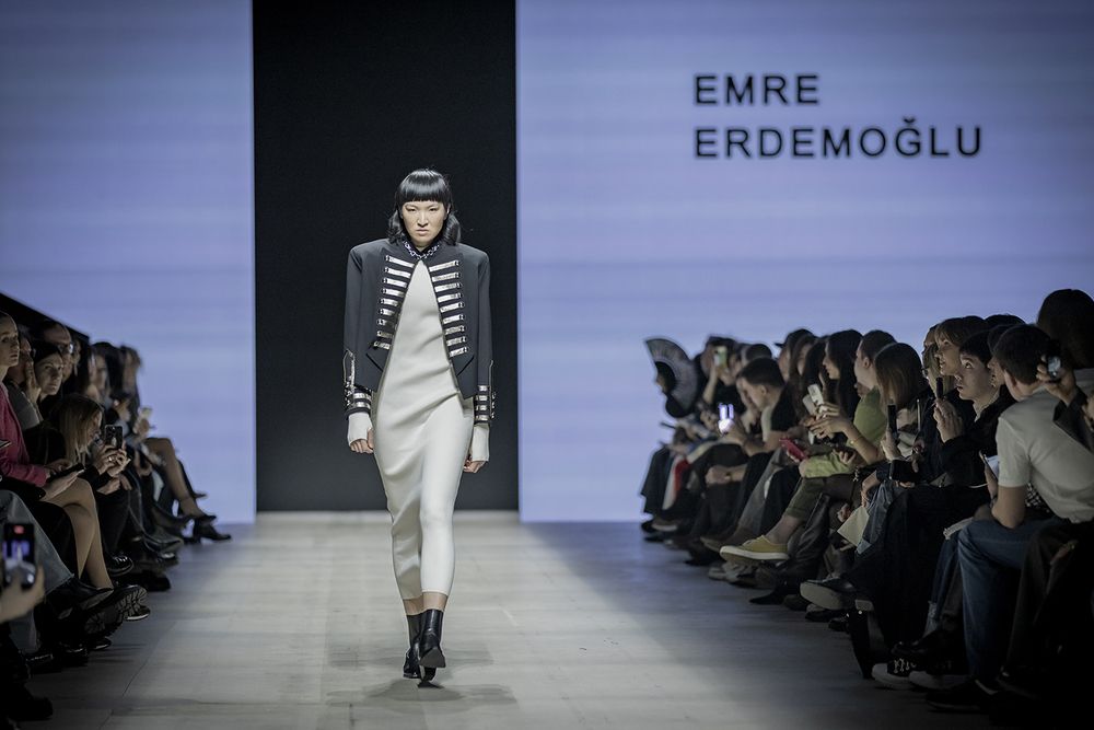 6-я Московская неделя моды, показ турецкого бренда Emre Erdemoğlu.  17.03.2026, ЦВЗ Манеж