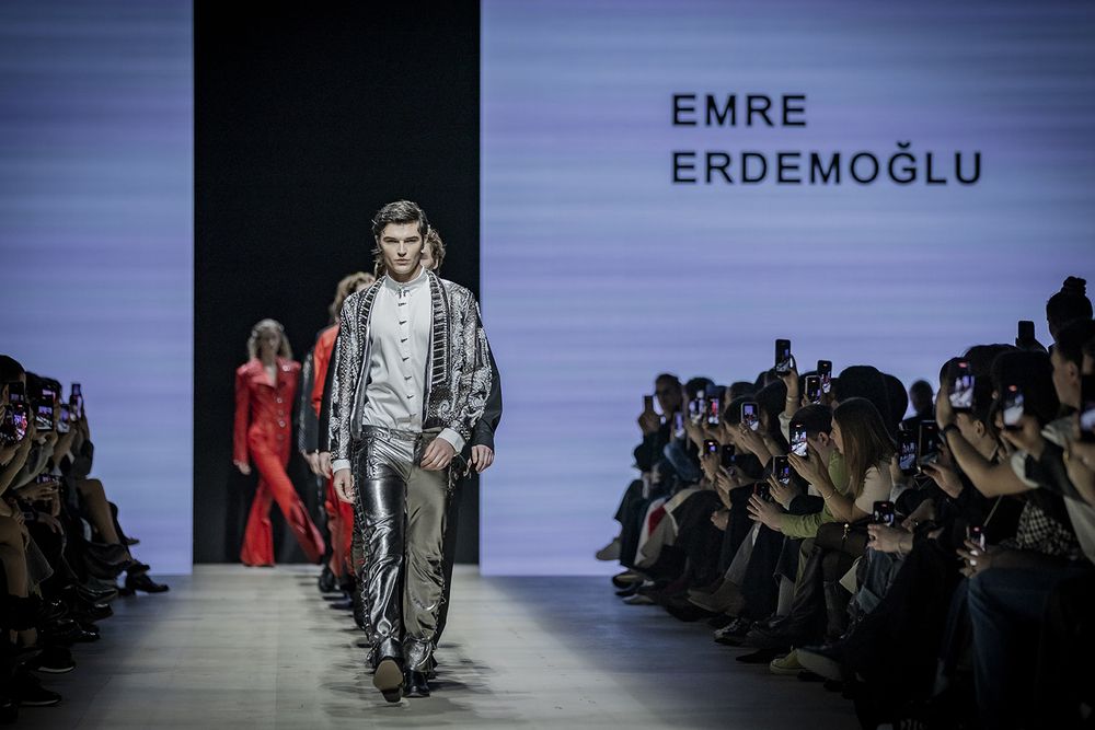 6-я Московская неделя моды, показ турецкого бренда Emre Erdemoğlu.  17.03.2026, ЦВЗ Манеж