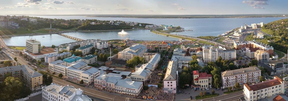 Чебоксары с небес