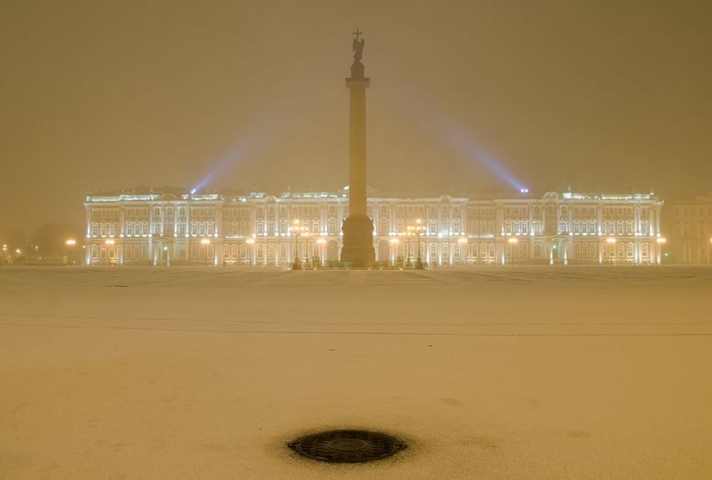 Метель на Дворцовой.