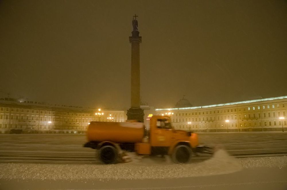 Метель на Дворцовой.