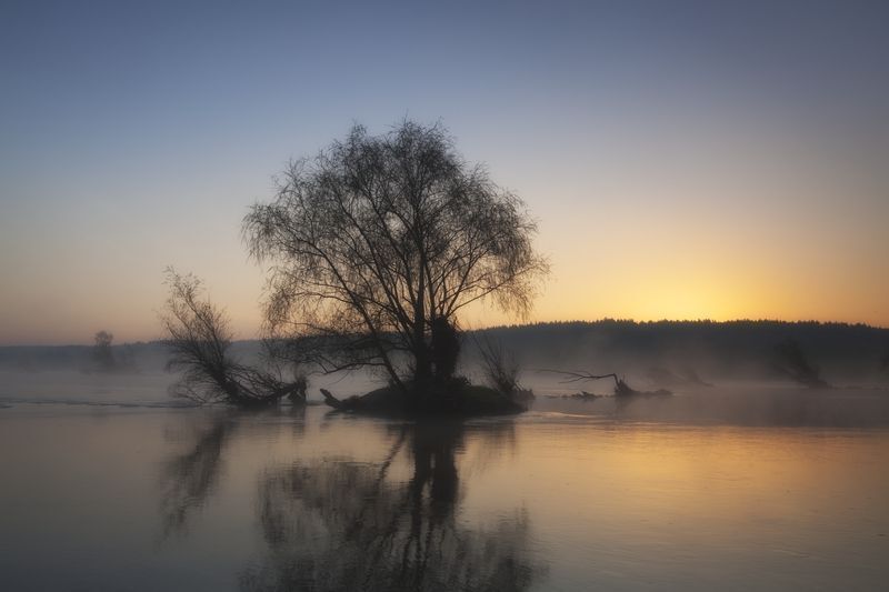at the break of day