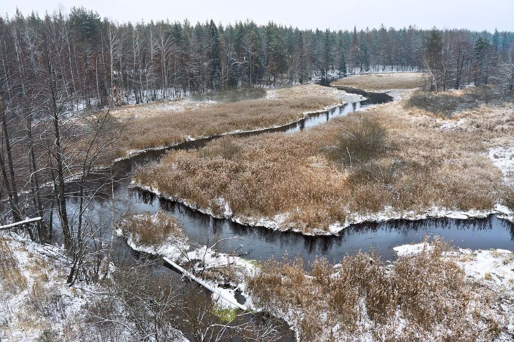 Вчерашний подмосковный снег