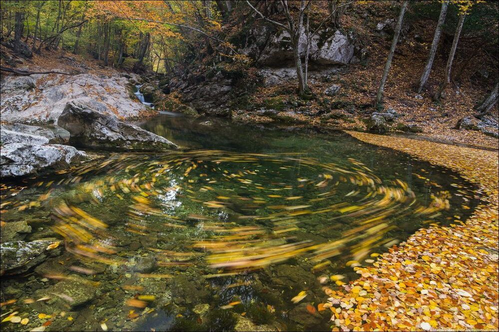 На горной реке Аузун-Узень