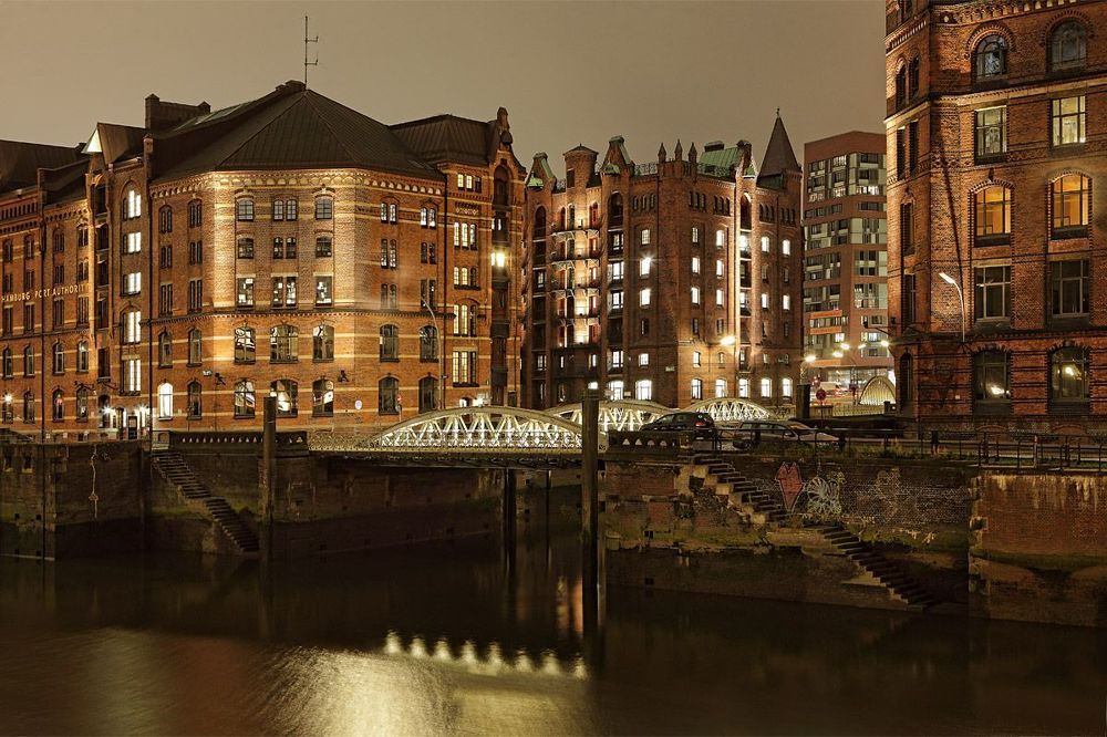 Speicherstadt. Исторические склады порта.